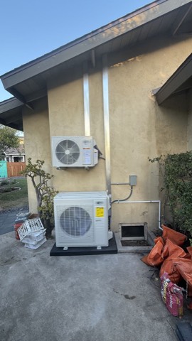 Wall-mounted mini-split outdoor condenser units