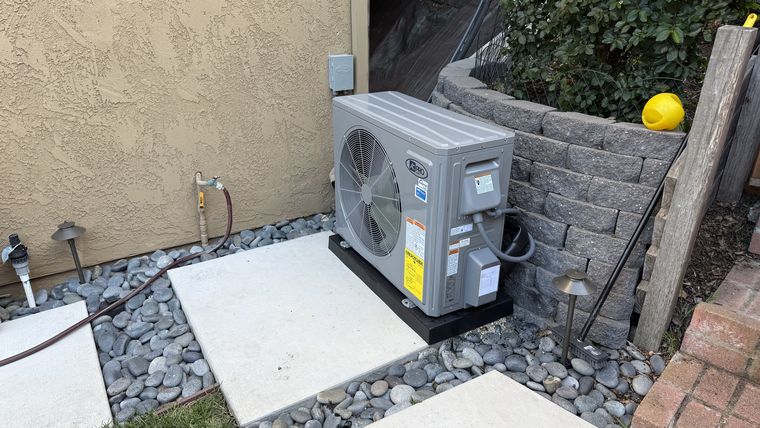 New ductless mini-split outdoor condenser
